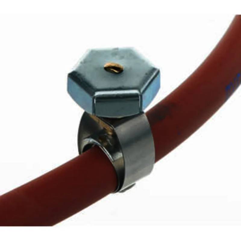 Collier métallique en inox 18/10, Ø 21-25 mm