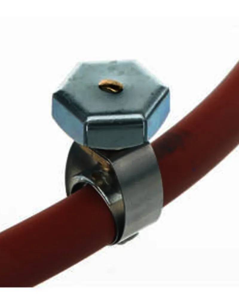 Collier métallique en inox 18/10, Ø 21-25 mm