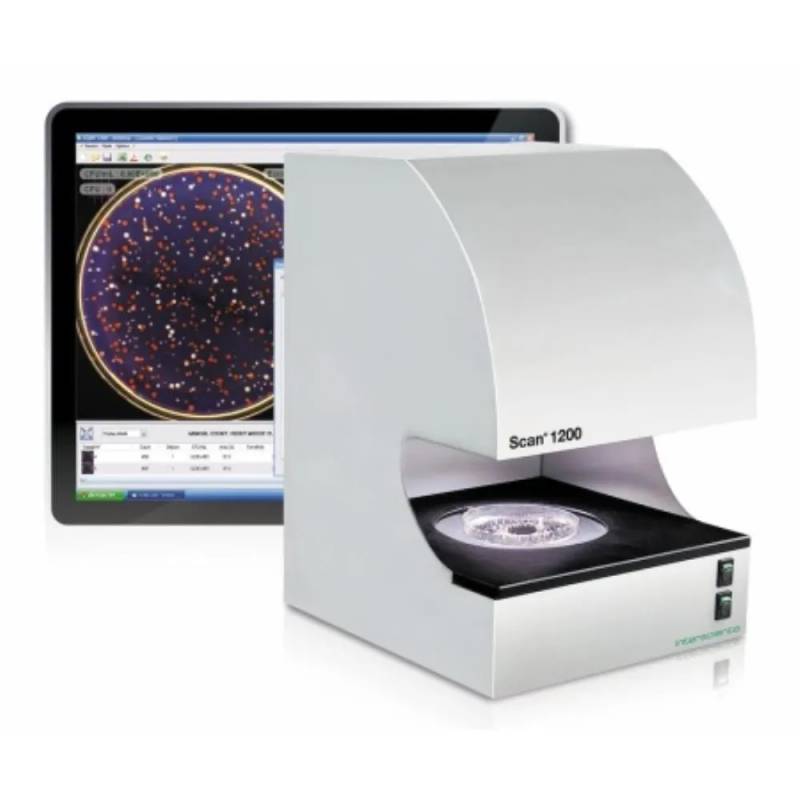 Compteur de colonies automatique et lecteur de zones d'inhibition Interscience Scan 1200