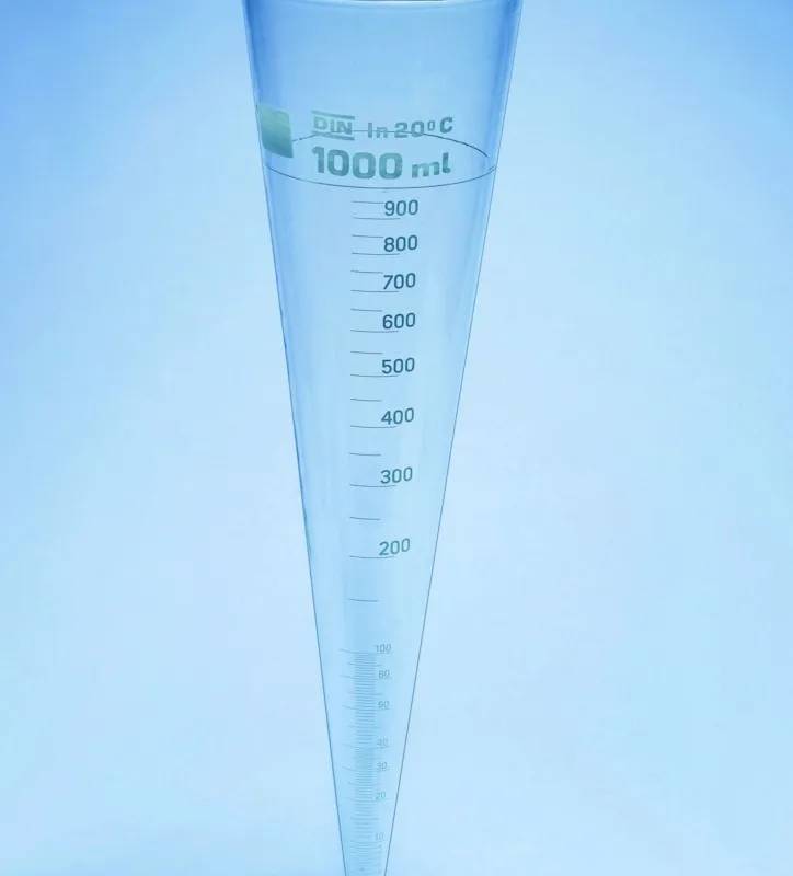 Cône d'Imhoff en verre Pyrex, 1000 mL