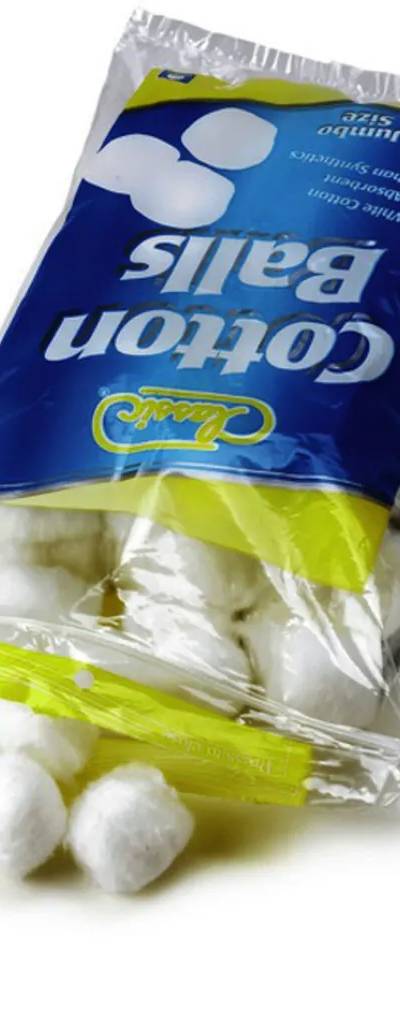 Boules de coton — lot de 100