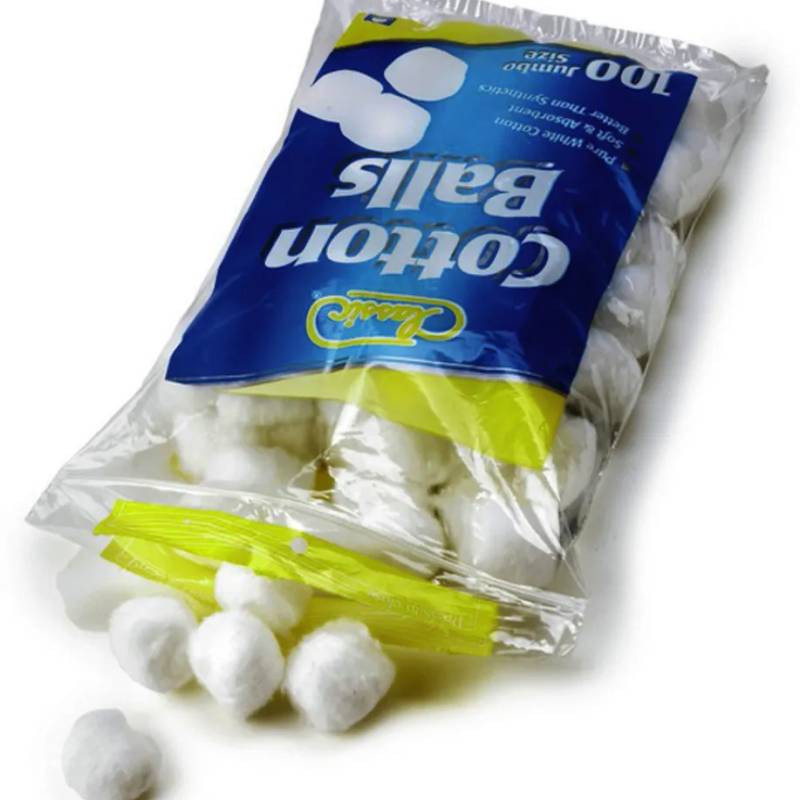 Boules de coton — lot de 100