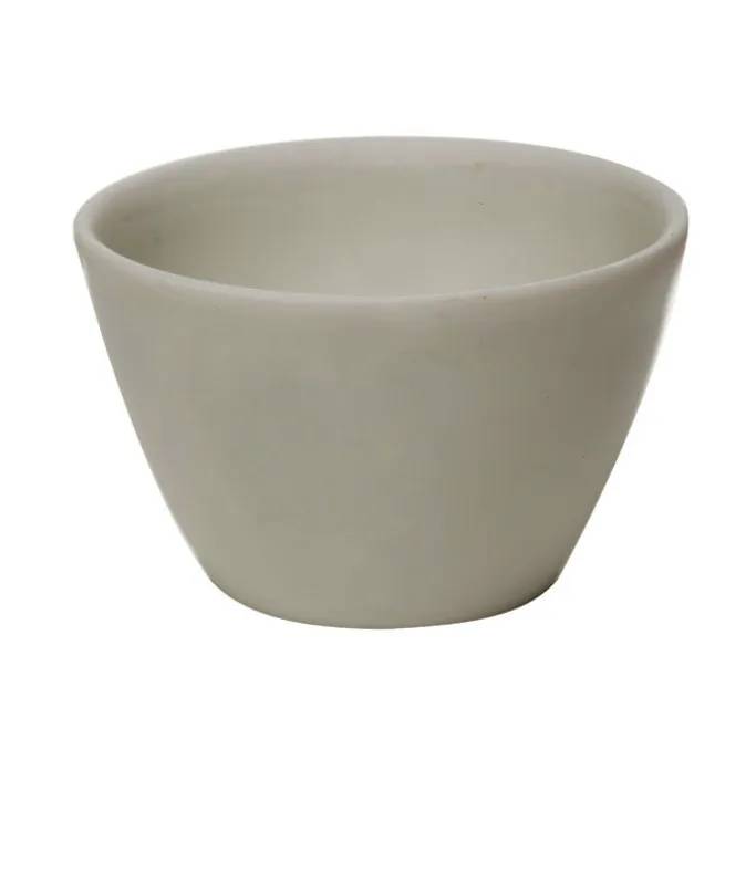 Creuset en porcelaine forme basse, 21 mL