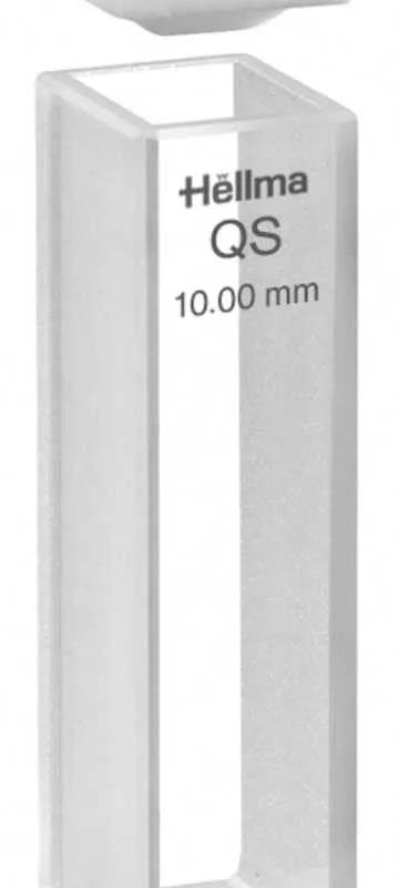Cuve Hellma en quartz Suprasil, type 100, trajet optique 10 mm, 3 500 µL