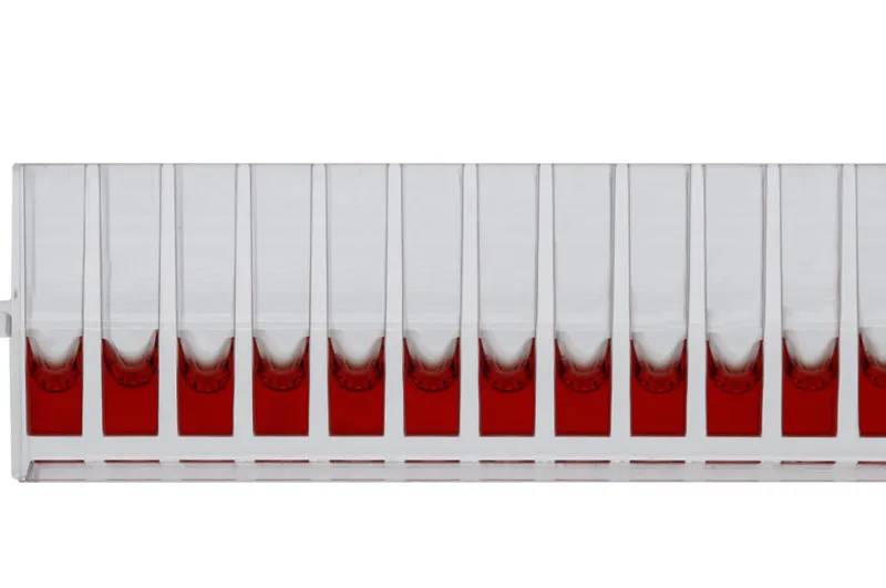 Cuvette multi-cellulaire en PMMA, 12 cellules, 0,1 mL — lot de 1000