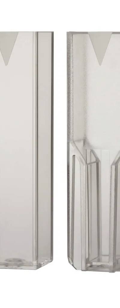 Cuvette semi-micro pour UV, trajet optique 10 mm, 1,6 mL — lot de 100