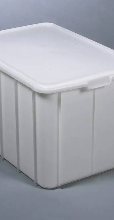Bac de stockage en HDPE blanc, 94 L