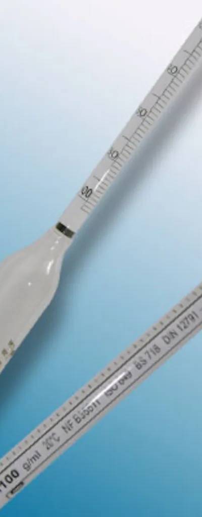 Densimètre normalisé 0.700-0.800 g/ml