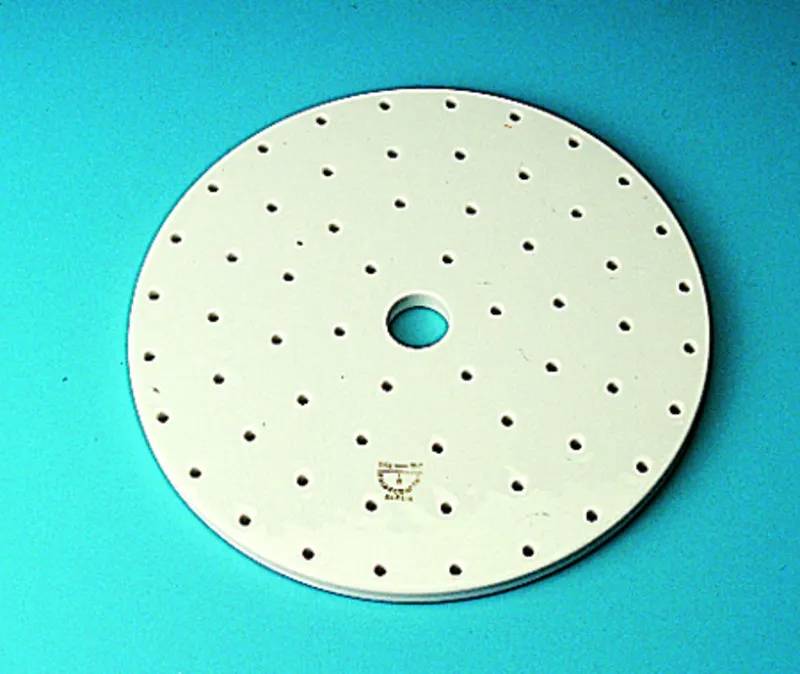 Plaque en polypropylène perforée pour dessiccateur, Ø 238 mm
