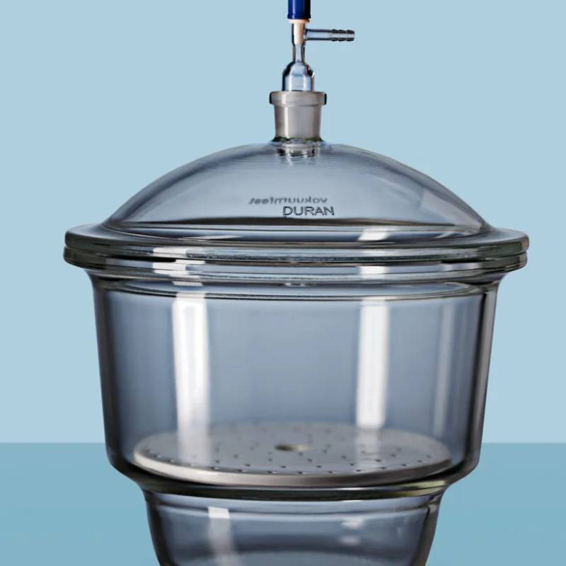 Dessiccateur en verre Duran à robinet, Ø 380 mm
