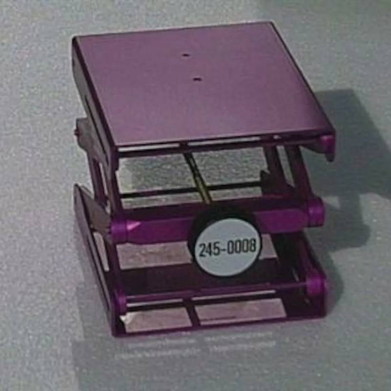 Élévateur de laboratoire en aluminium anodisé, plateau 180 x 216 mm