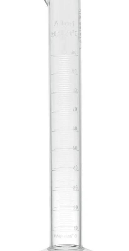 Éprouvette graduée forme haute, classe A, PMP, 100 mL