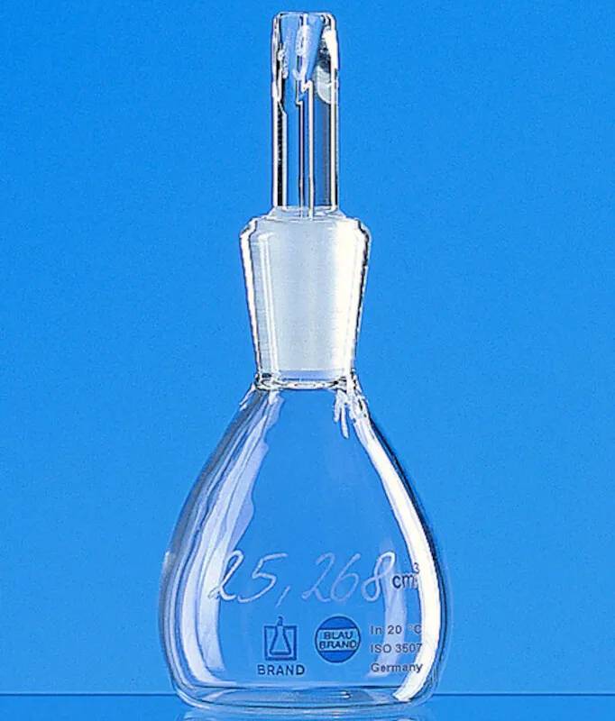 Pycnomètre en verre Duran type Gay-Lussac, calibré, 5 mL