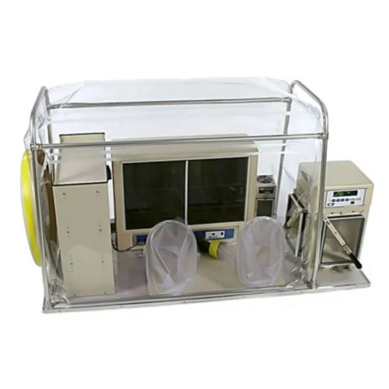 Chambre anaérobie Coy Type A, vinyle souple, gantée intégralement, sas automatique, chauffée