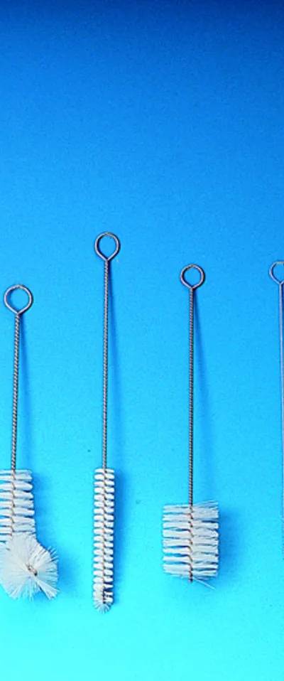Goupillon nylon pour éprouvettes et ballons, Ø 65/40 mm