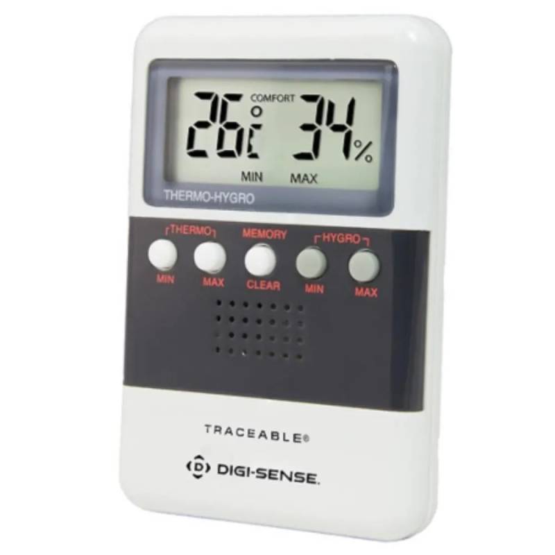 Thermo-hygromètre Traceable à fonction Min/Max avec certificat d'étalonnage