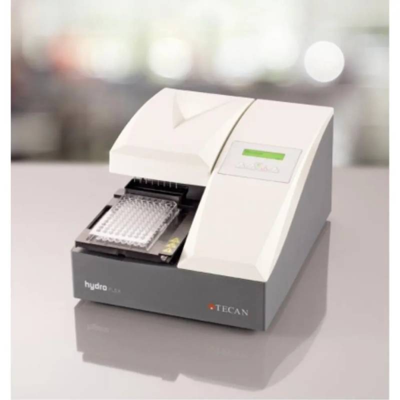 Laveur de microplaques Tecan HydroFlex Plus — tête 16 canaux, 1 entrée réactif