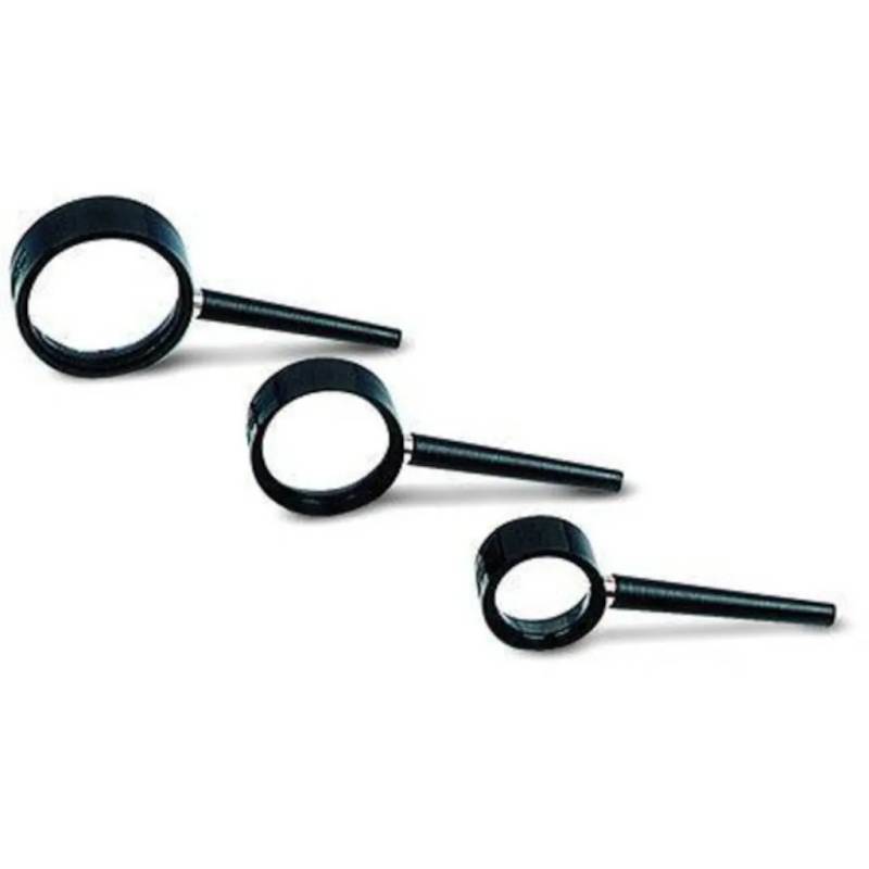 Loupe à manche plastique noir, grossissement x15