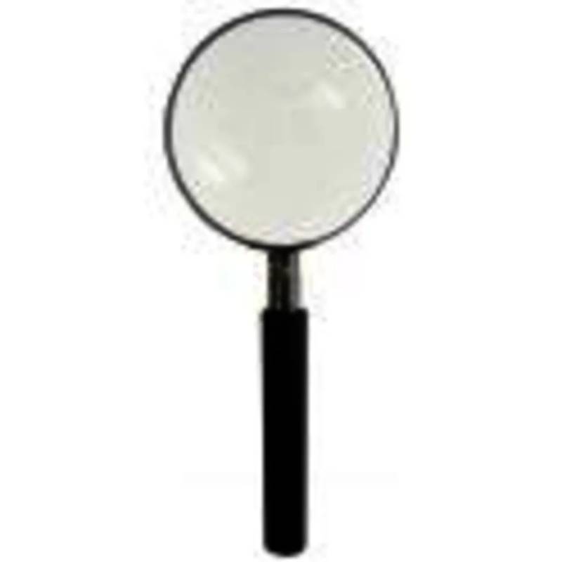 Loupe Ø 75 mm, manche ABS, grossissement x3
