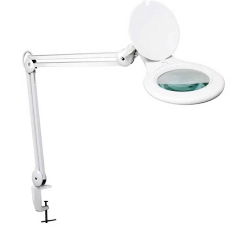 Loupe éclairante sur bras articulé, x2,25 — 81 LED