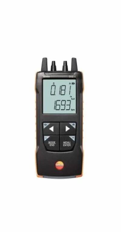 Manomètre différentiel Testo 512-1 (0-200 hPa) avec connexion à l'app