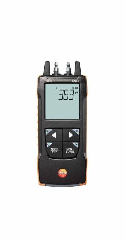 Manomètre différentiel Testo 512-2 (0-2000 hPa) avec connexion à l'app