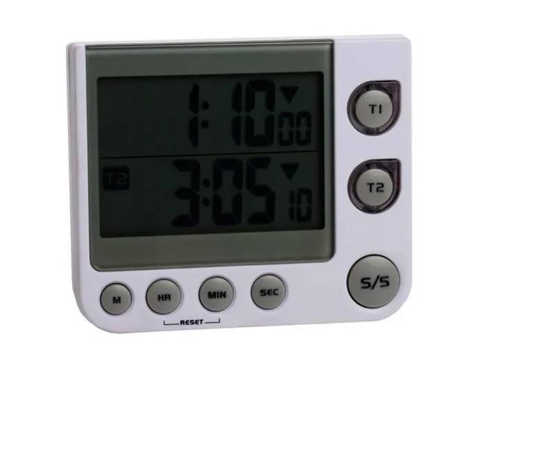 Compteur-décompteur double, 100 h avec alarme
