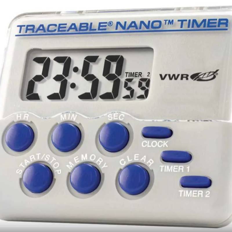 Minuteur compteur-décompteur numérique 12/24 h, 2 canaux