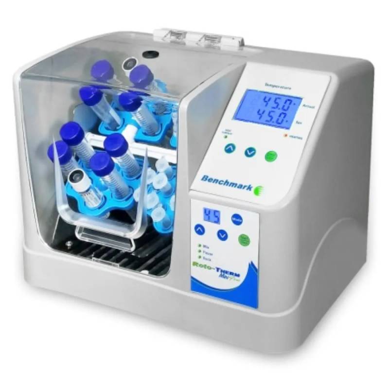 Rotateur incubé Benchmark Roto-Therm Plus avec portoirs à tubes
