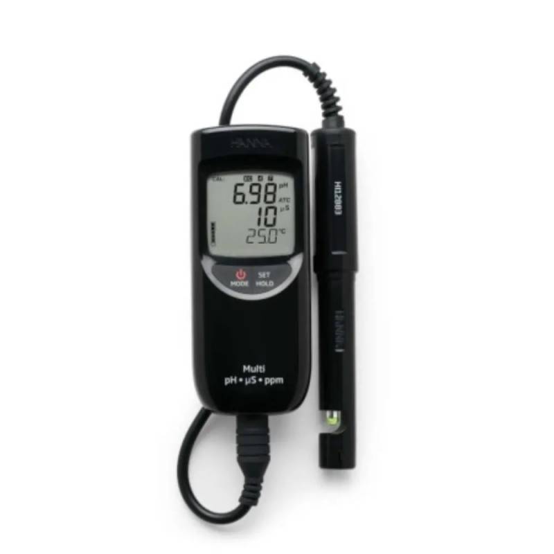 Multimètre portable étanche Hanna HI-991300 — pH, conductivité, TDS et température