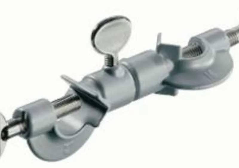 Noix de serrage orientable, alliage zingué, vis laiton, 16 mm