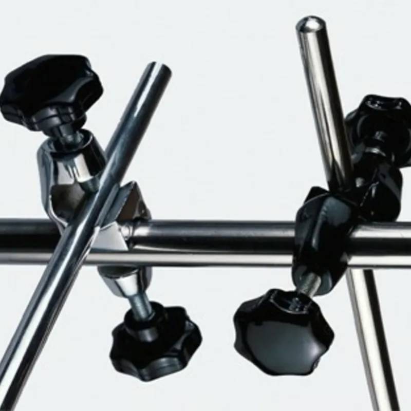 Noix double Médi, métal chromé, diamètre 5-20 mm