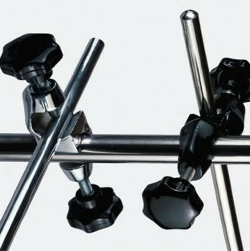 Noix double Médi, métal chromé, diamètre 5-20 mm