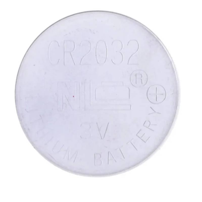 Pile bouton CR2032 3 V, Ø 20 mm — lot de 5