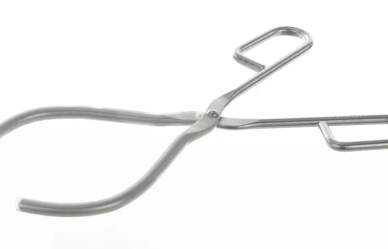 Pince à béchers 3 doigts en inox, bouts silicone, 250 mm