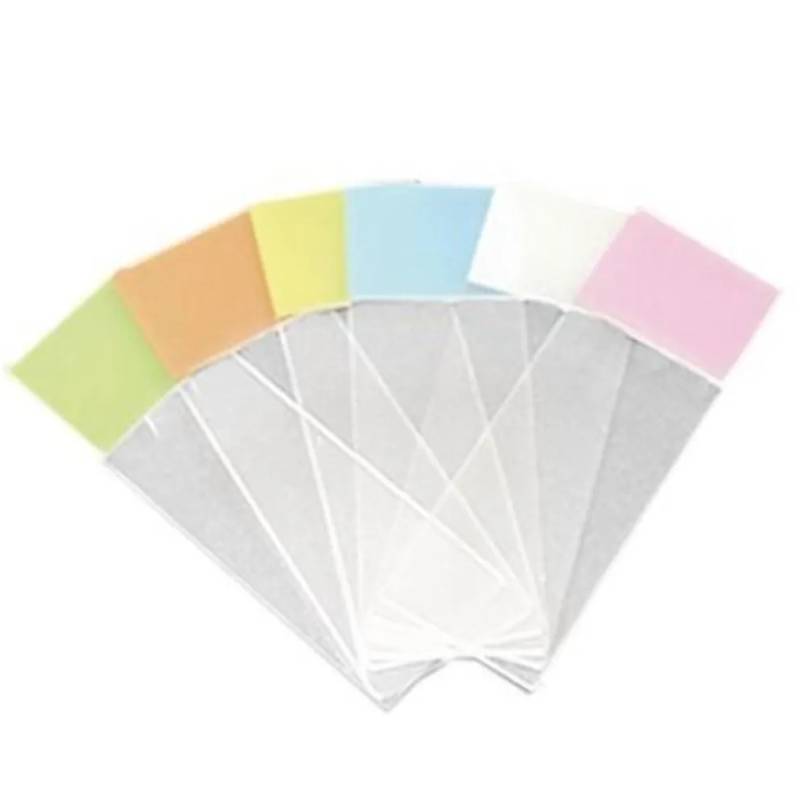 Lames de microscopie VWR 76 x 26 mm, bords bruts, extrémité dépolie colorée — lot de 50