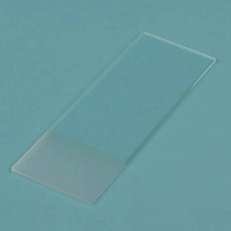 Lames porte-objet Ghaasel 76 x 26 mm, bords rodés dépolis, épaisseur 1,0-1,2 mm — lot de 50
