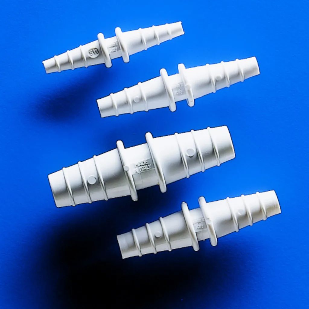 Raccord droit en PP, diamètre 8-9-10 mm — lot de 10
