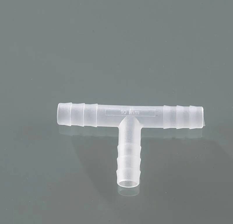 Raccord de tuyau en T, PP cylindrique, 9-11 mm — lot de 10