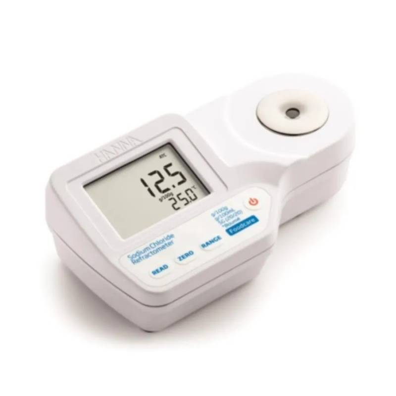 Réfractomètre numérique Hanna HI-96821 pour la mesure du sel en agroalimentaire