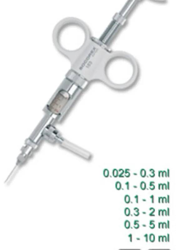 Seringue de répartition Socorex Dosys 164, 0,1-1 mL