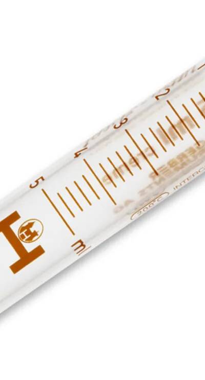 Verre de rechange gradué, 11 mL, pour seringue Gerber