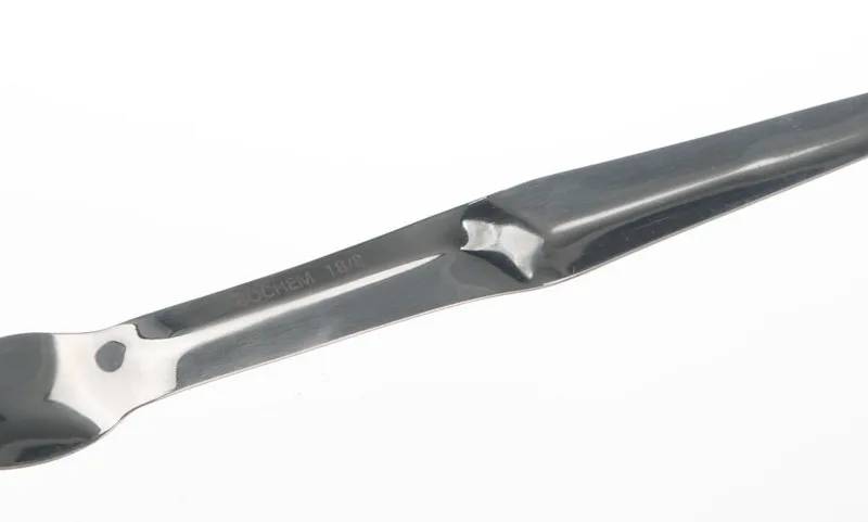 Spatule inox labo-verseuse, 200 mm — à l'unité