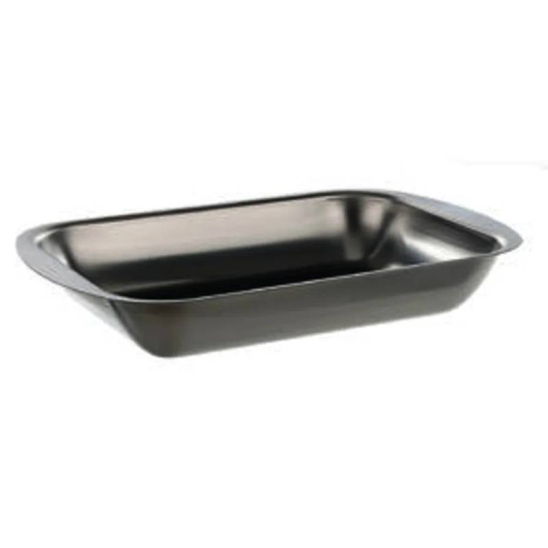 Plateau inox avec rebords, 240 x 160 x 45 mm