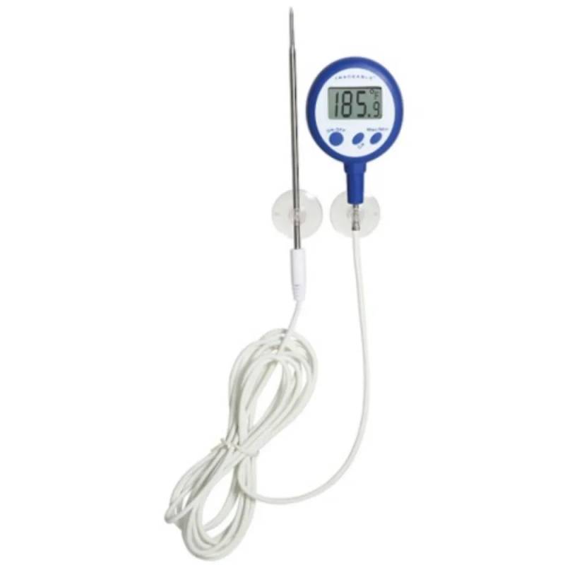 Thermomètre numérique Traceable — sonde déportée sur câble 2,7 m, certificat d'étalonnage