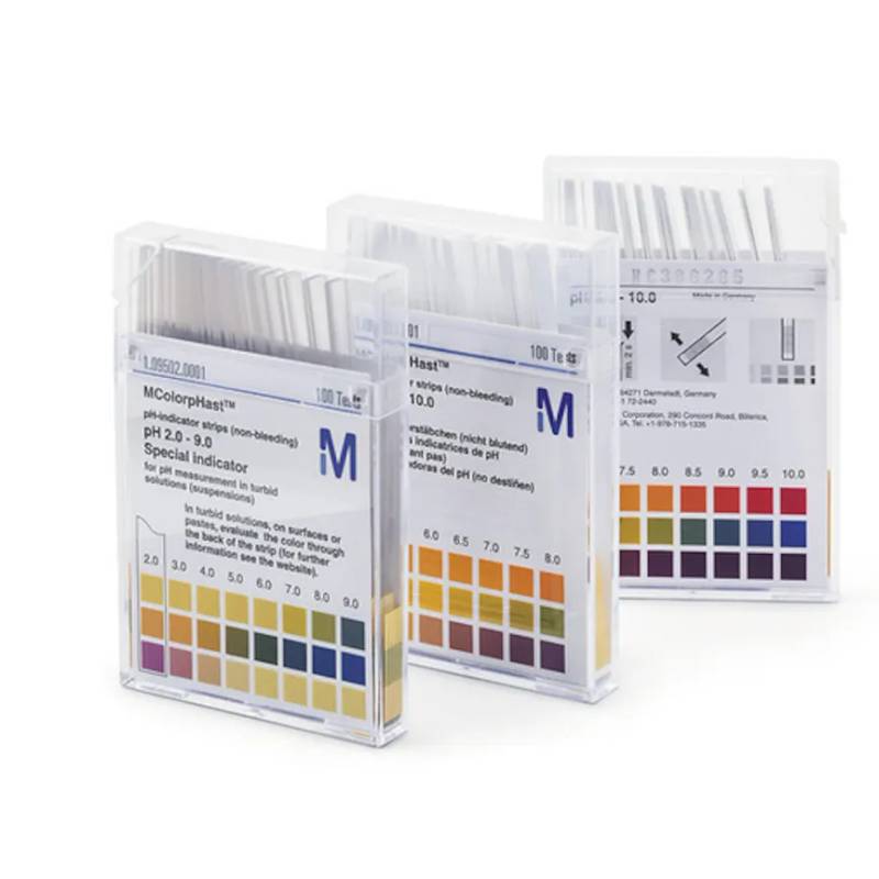 Papier indicateur pH 5,2-7,2 spécial viandes — pack de 100