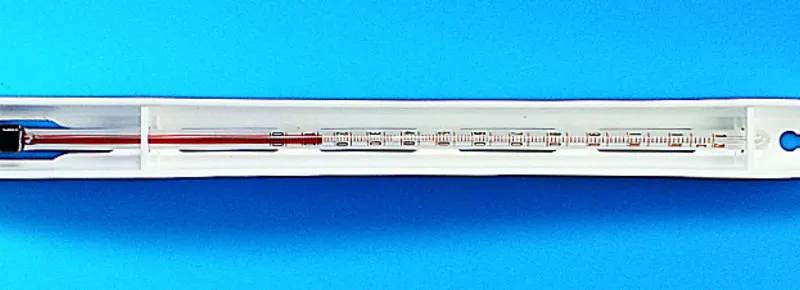 Thermomètre fromager d'angle, -10/+120 °C, gaine trapézoïdale