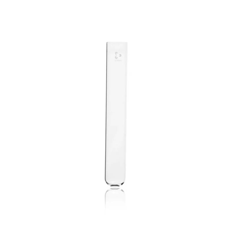 Tube à essai en verre Duran, bord droit, 100 mL — lot de 50