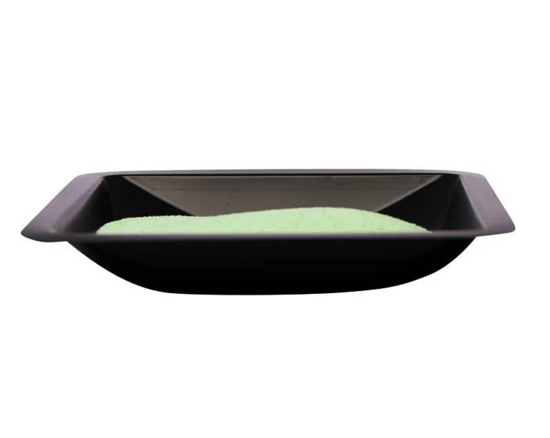 Coupelle de pesée carrée en PS noir, 330 mL — lot de 500